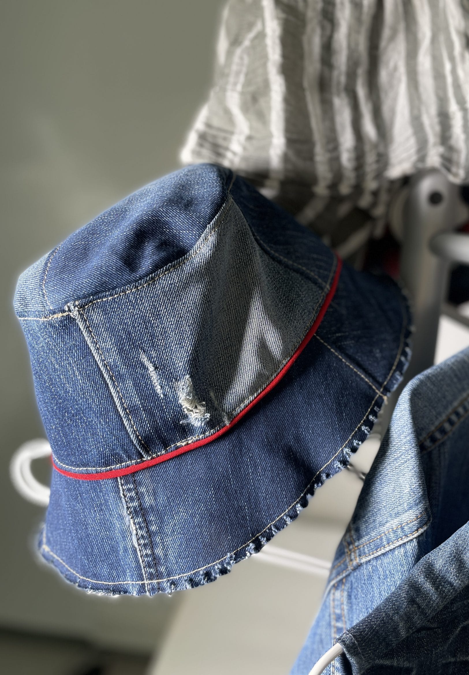 TEXTALE upcycled Bucket Hat CLOUDY, S/M/L