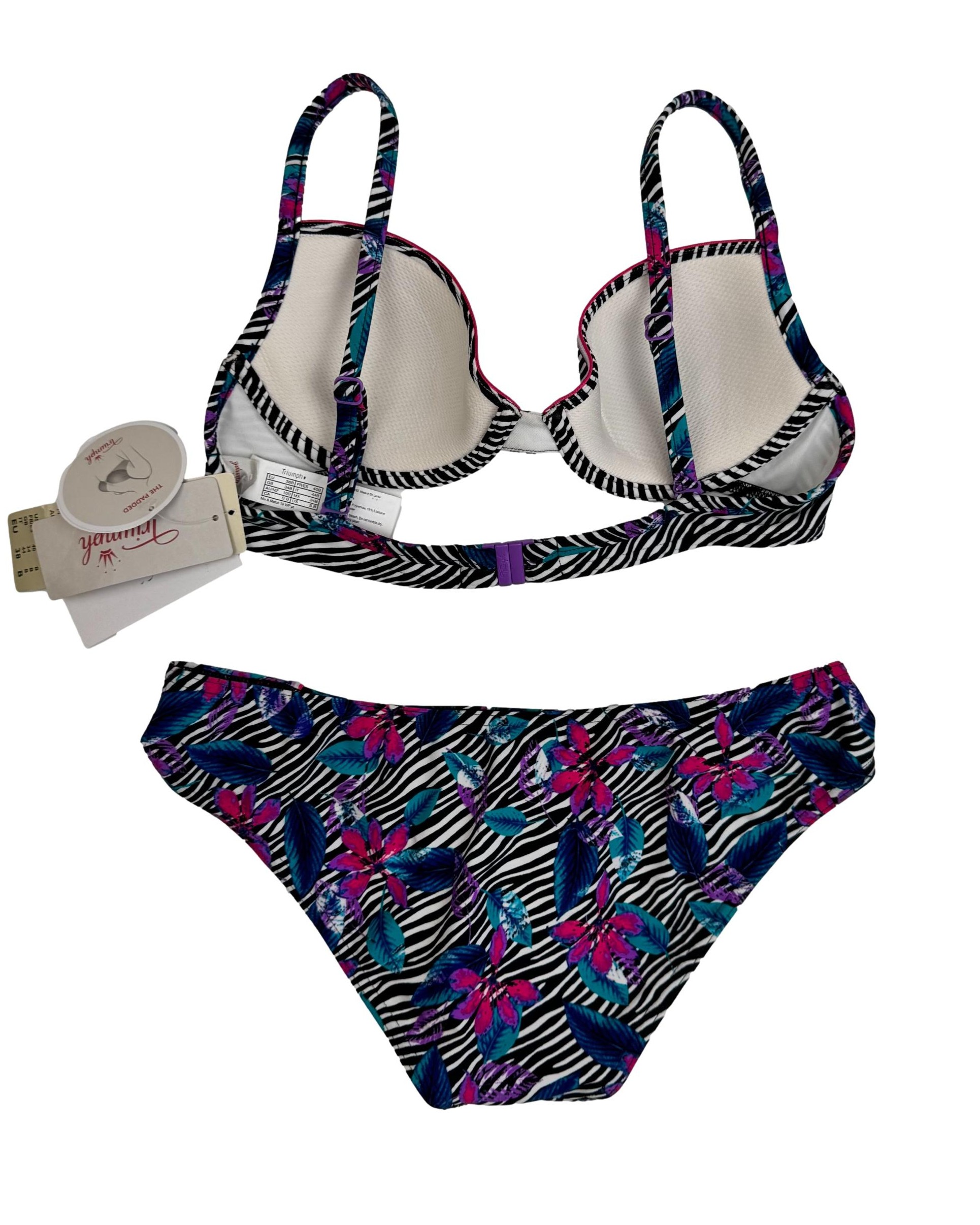 Margas TRIUMPH maudymosi kostiumėlis, XS, NAUJAS