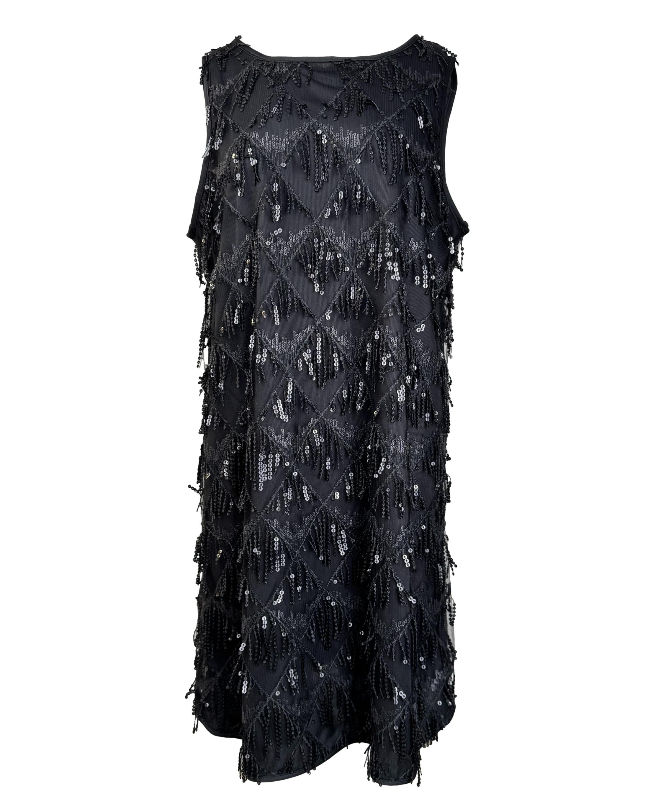 Juoda blizgi suknelė, L