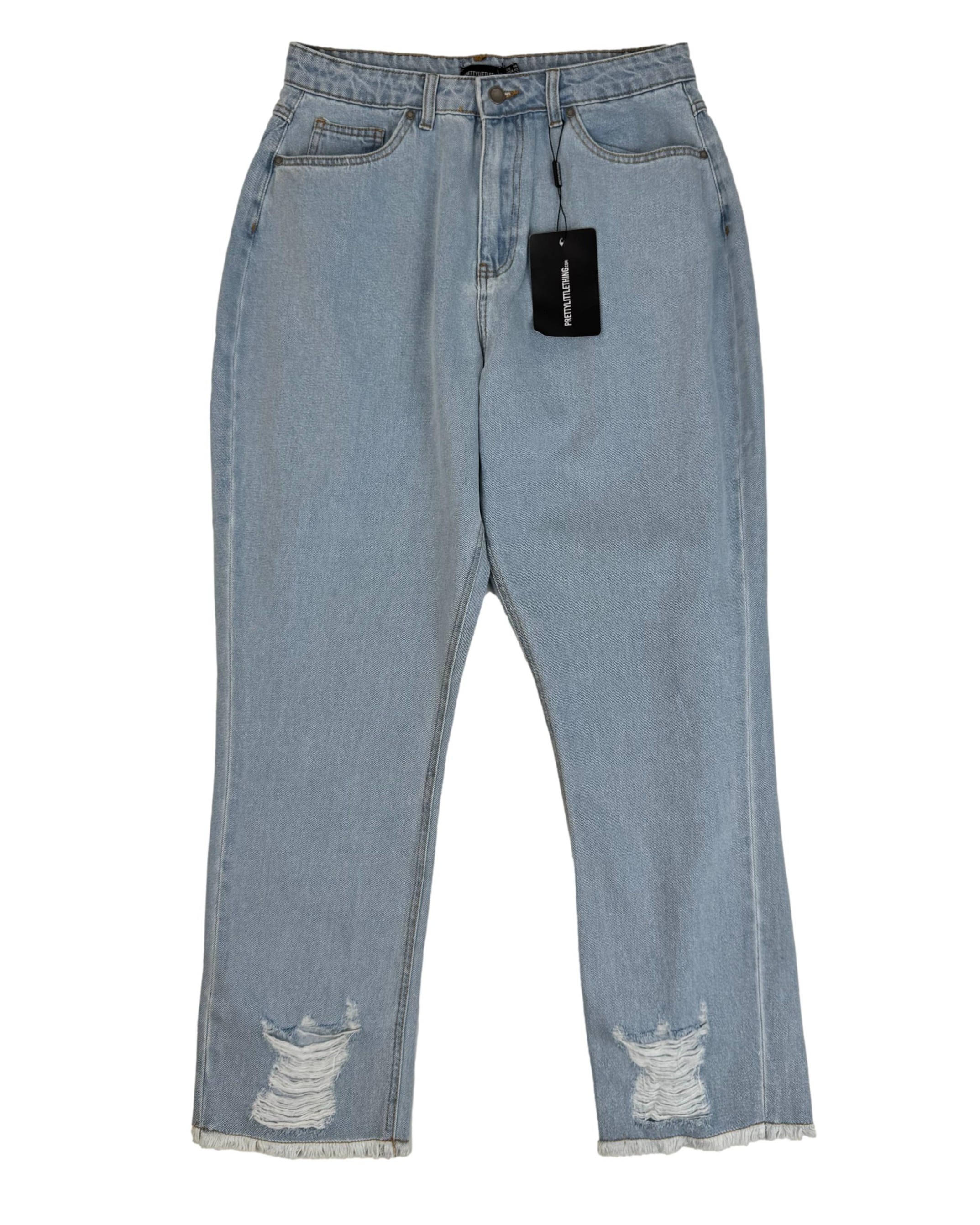 Mėlyni PRETTY LITTLE THING džinsai, L, NAUJI