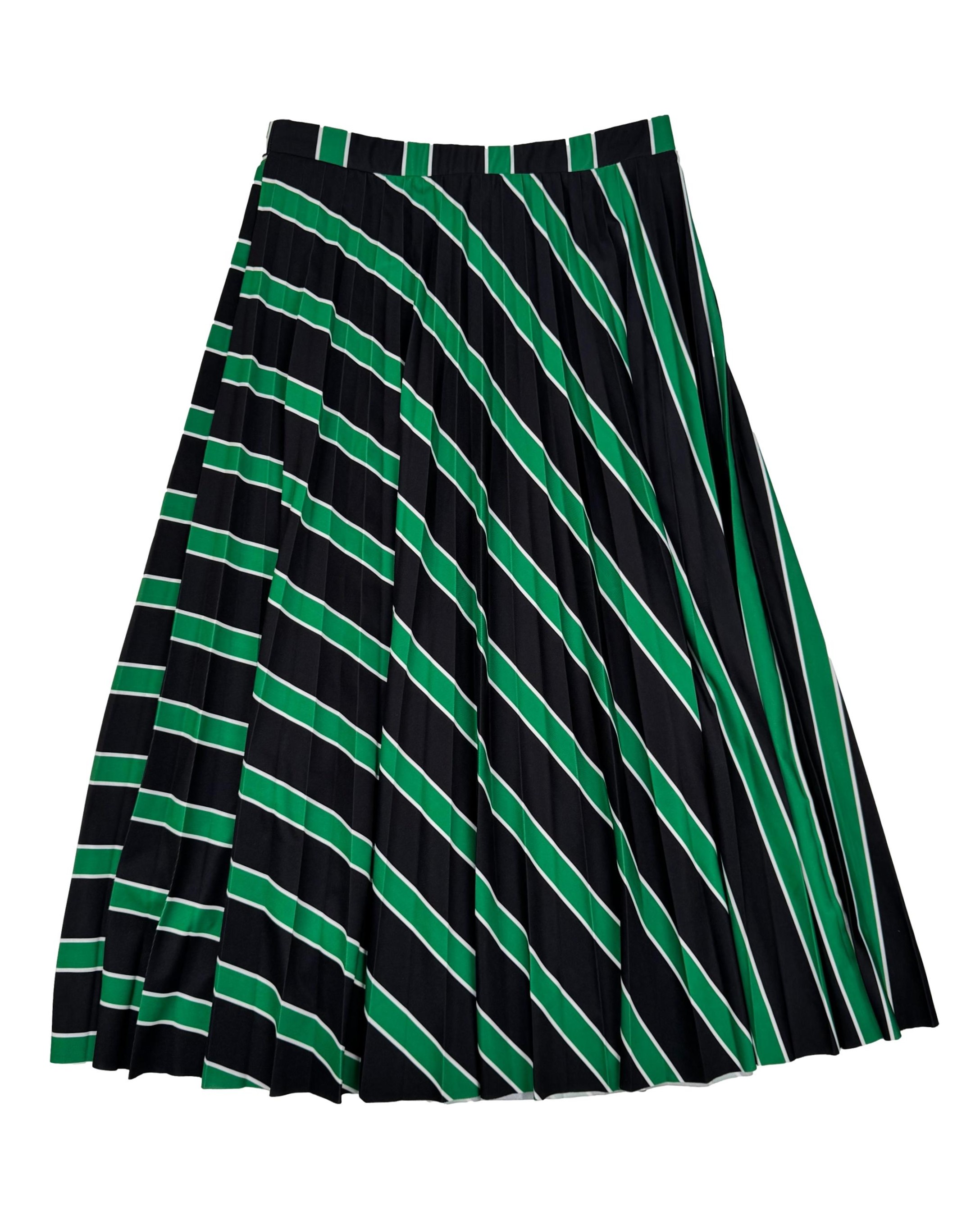 Juodas dryžuotas F&F sijonas, S