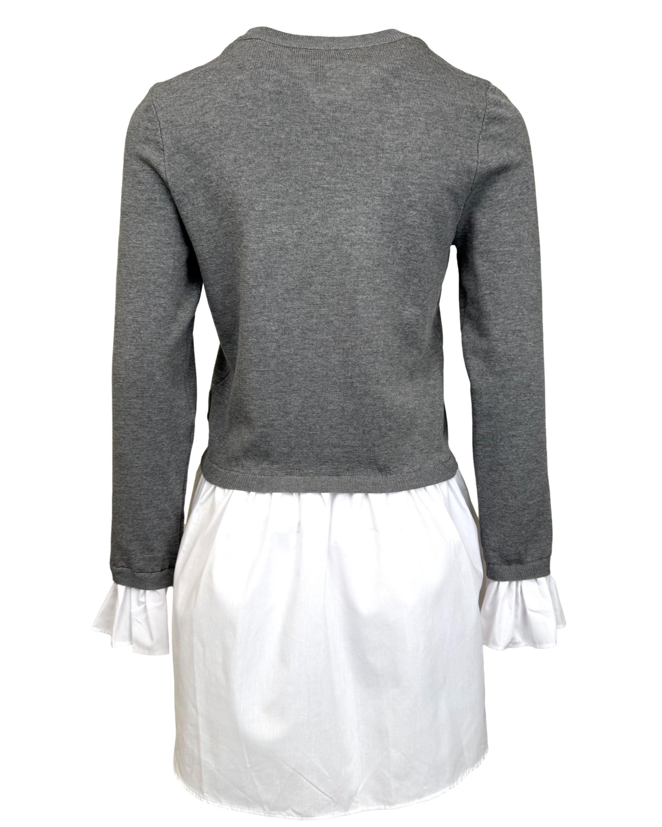 Pilkas NEW LOOK megztinis, S