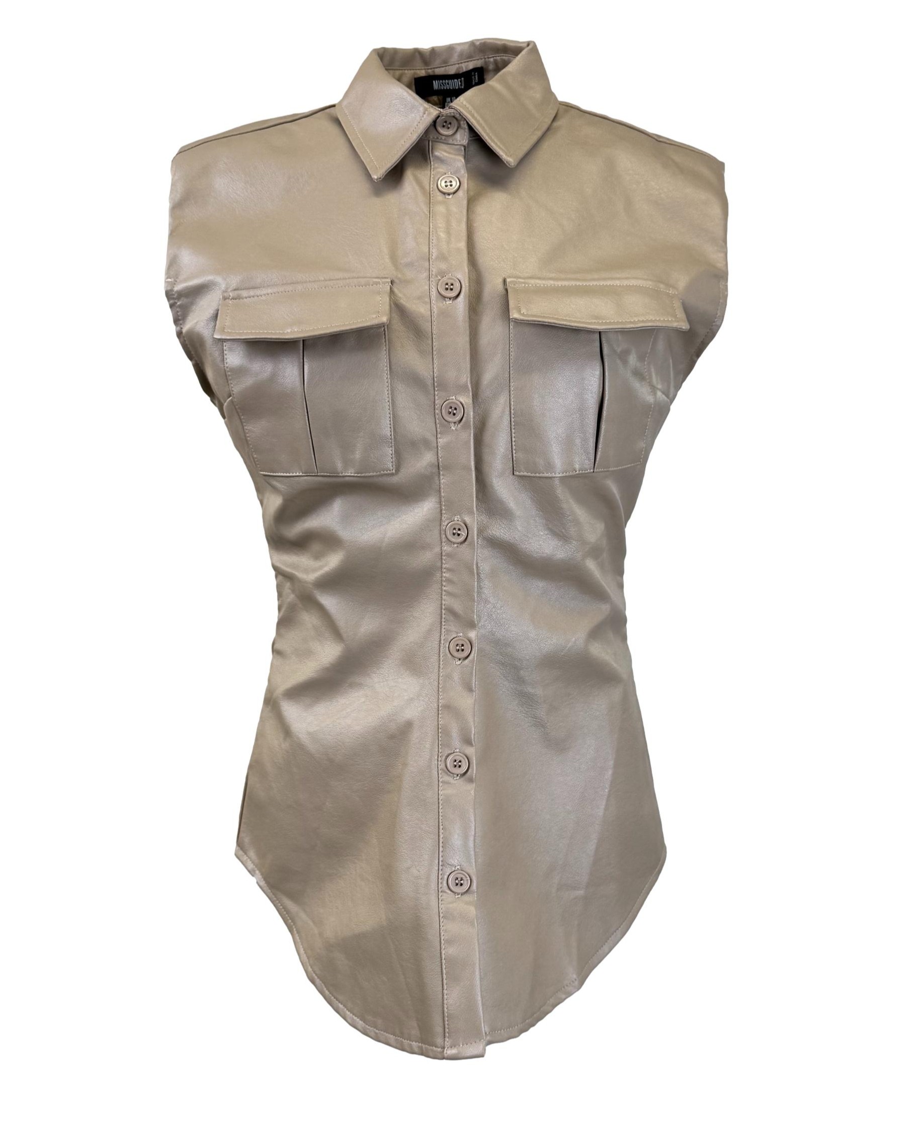 Smėlio spalvos MISSGUIDED liemenė, M