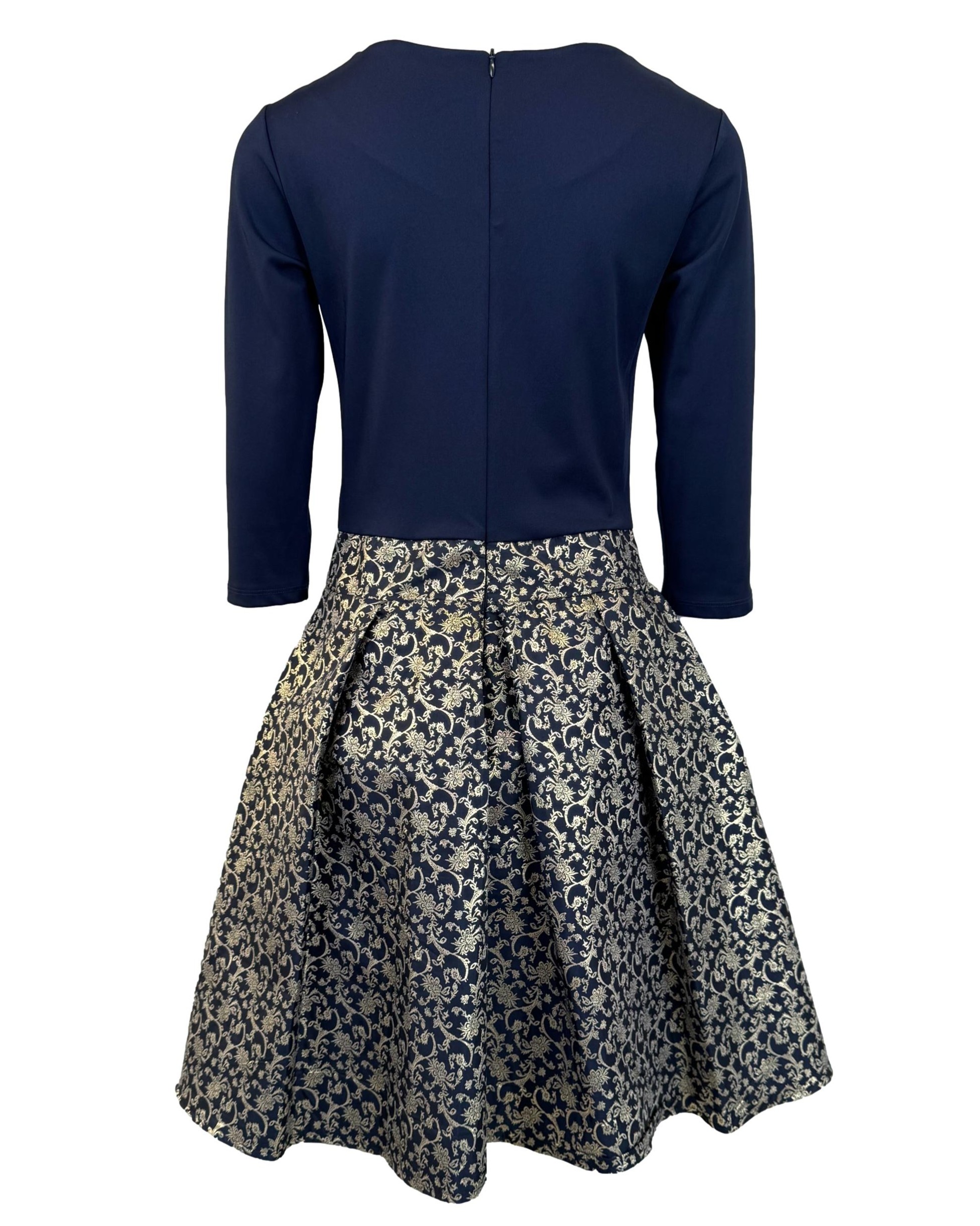 Mėlyna raštuota GIANETA suknelė, S