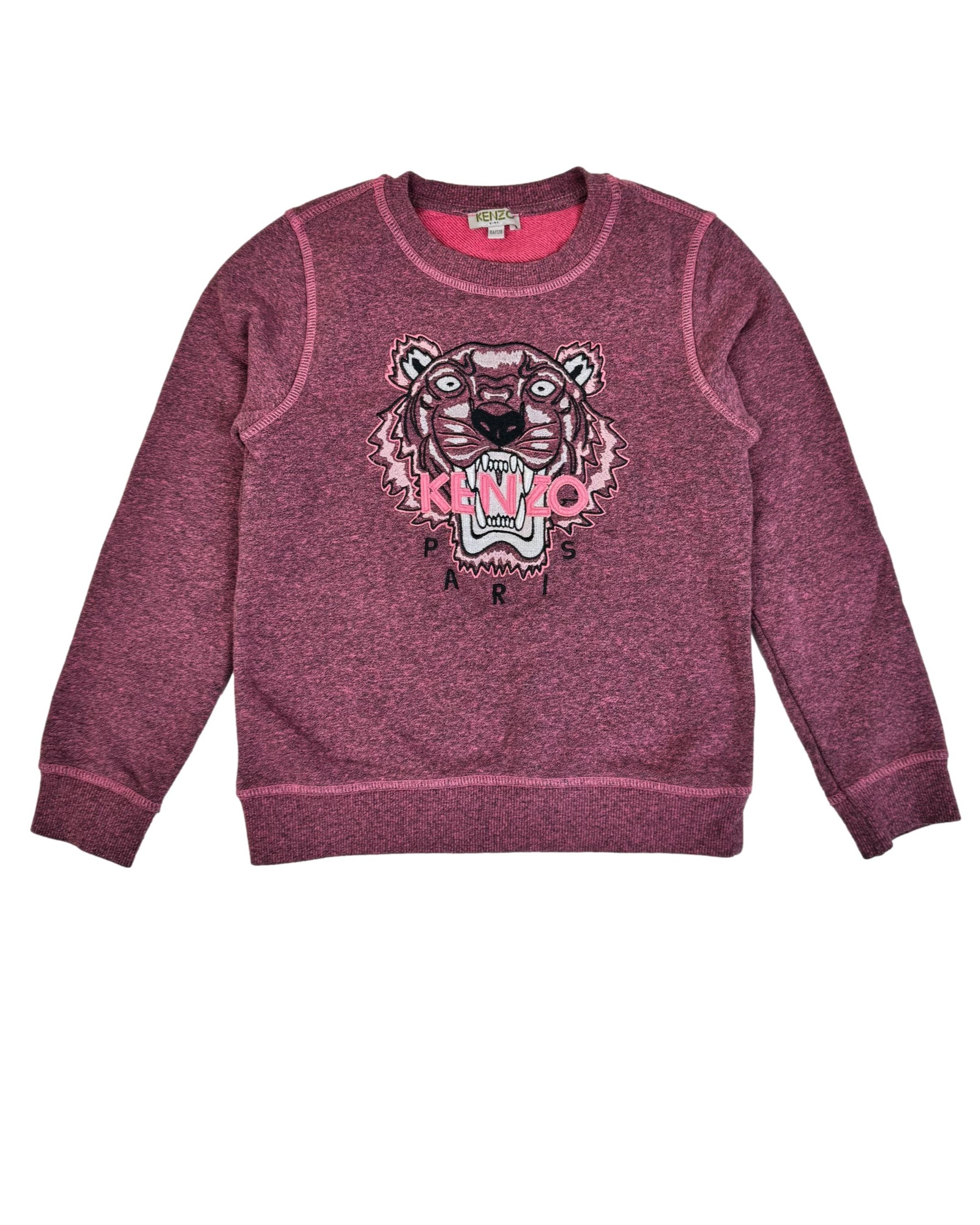 Rožinis vaikiškas KENZO džemperis, 128 cm.