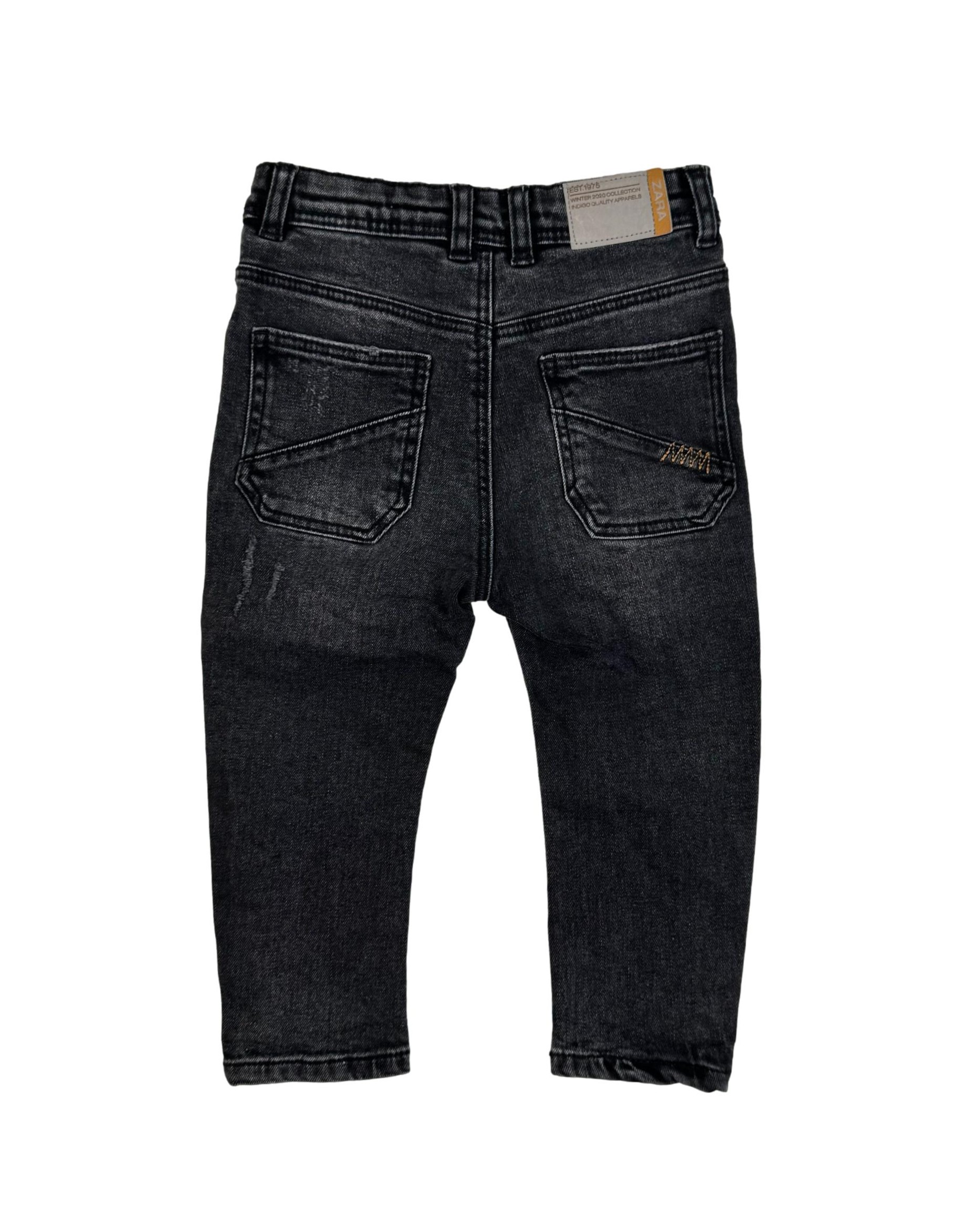 Juodi vaikiški ZARA džinsai, 18-24 mėn.