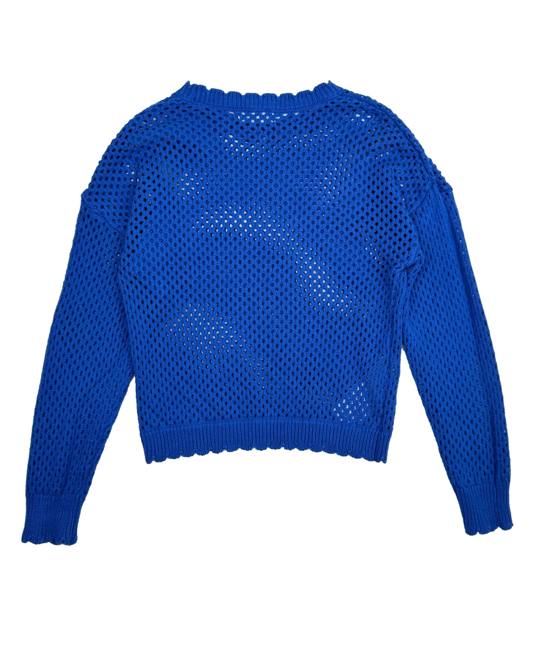 Mėlynas vaikiškas MANGO megztinis, 140 cm.