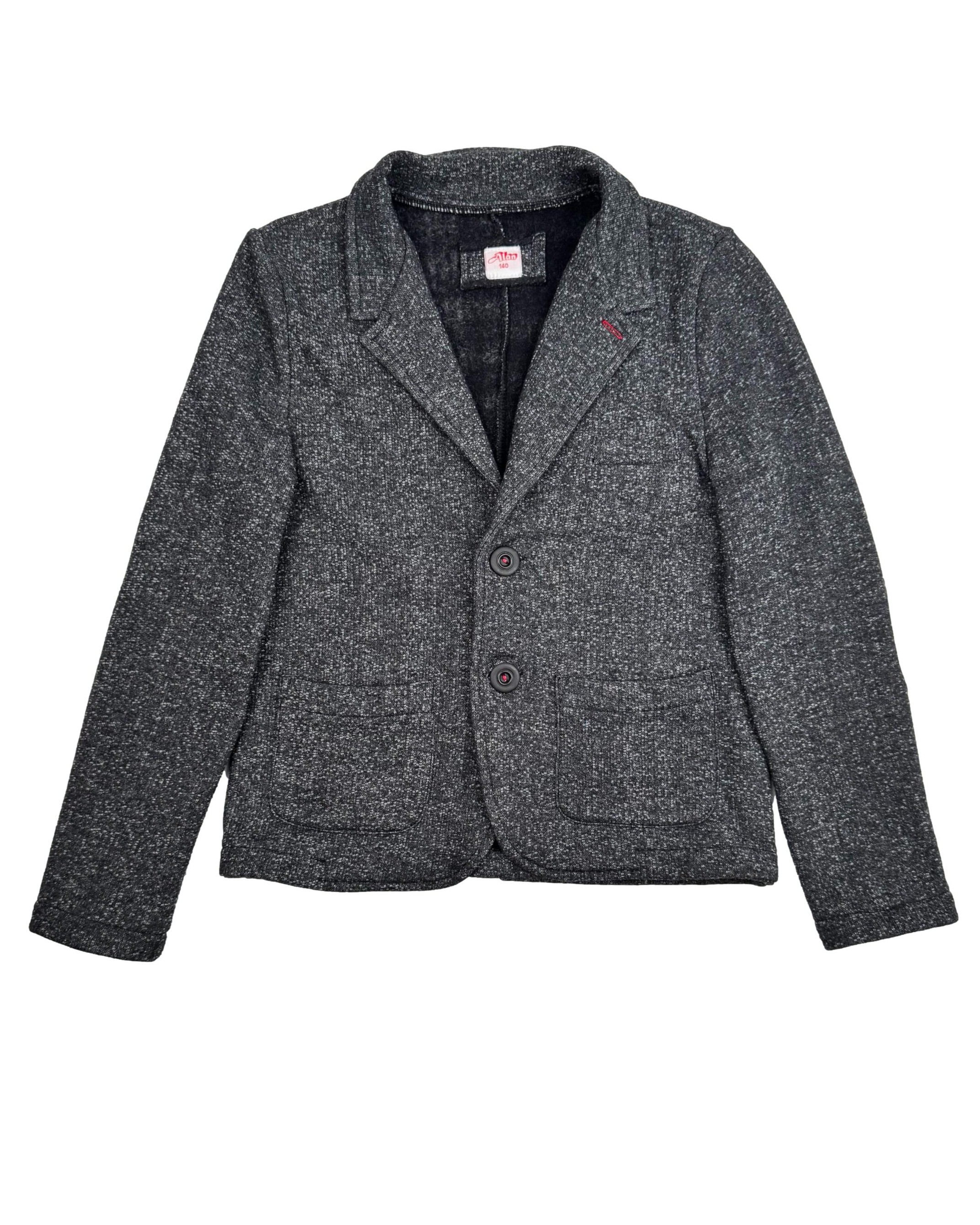 Pilkas vaikiškas ALAN  švarkas, 140 cm.