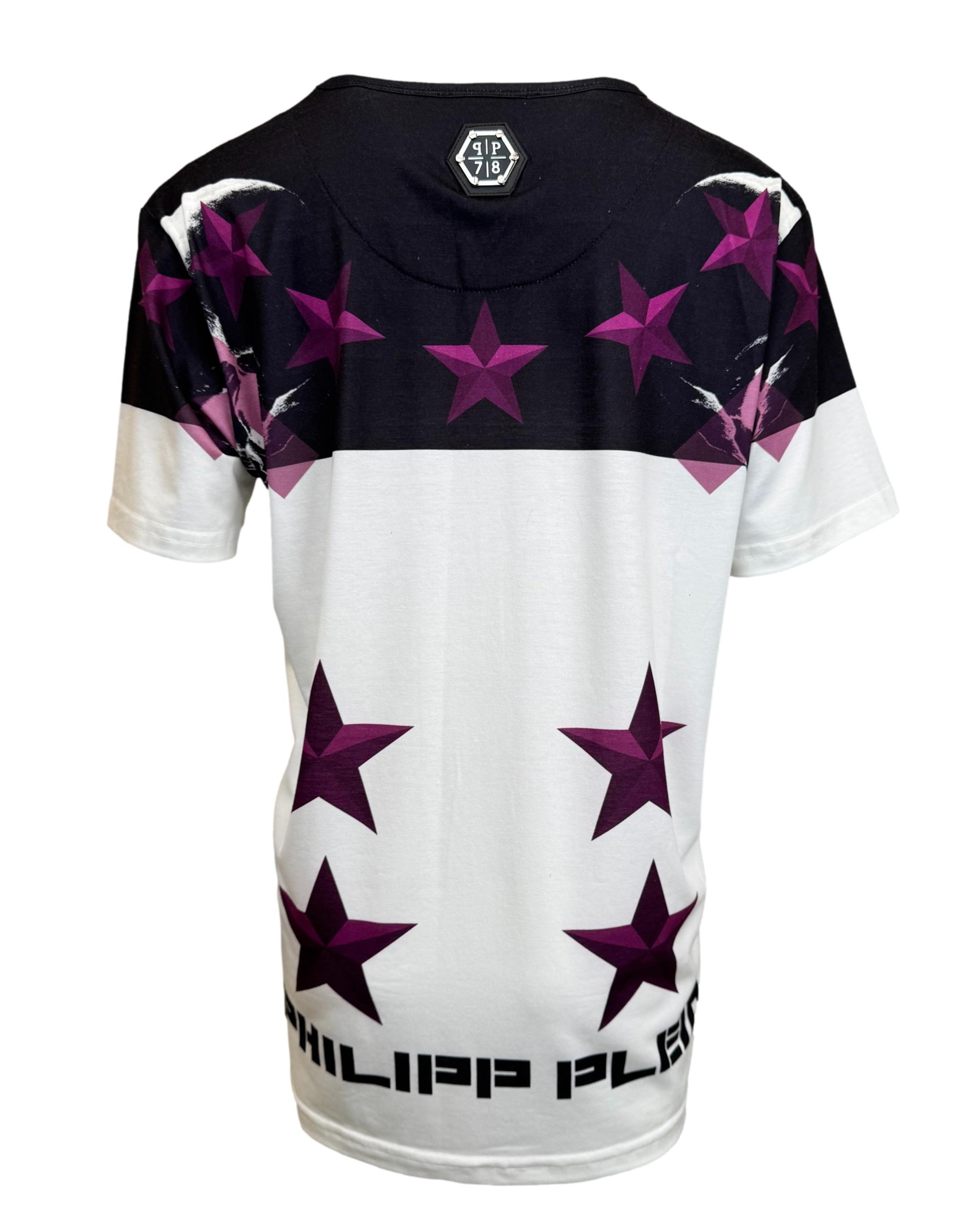 Vyriški raštuoti PHILIPP PLEIN marškinėliai, XL