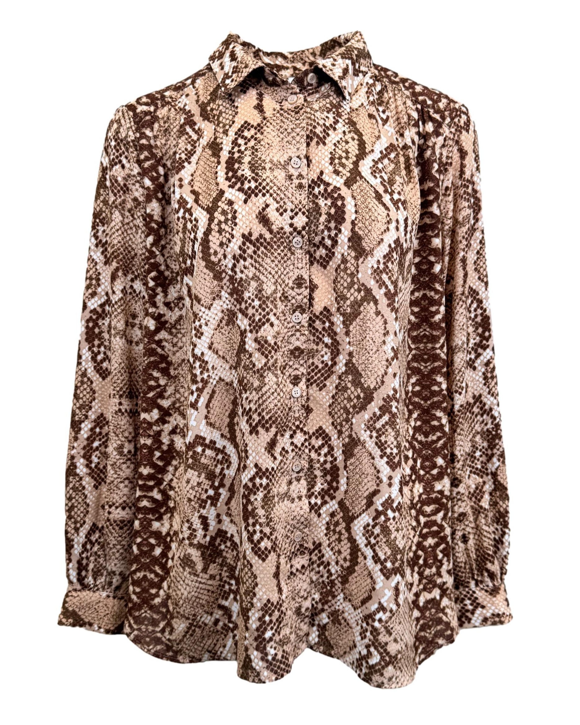 Gyvatės rašto H&M palaidinė, XXL