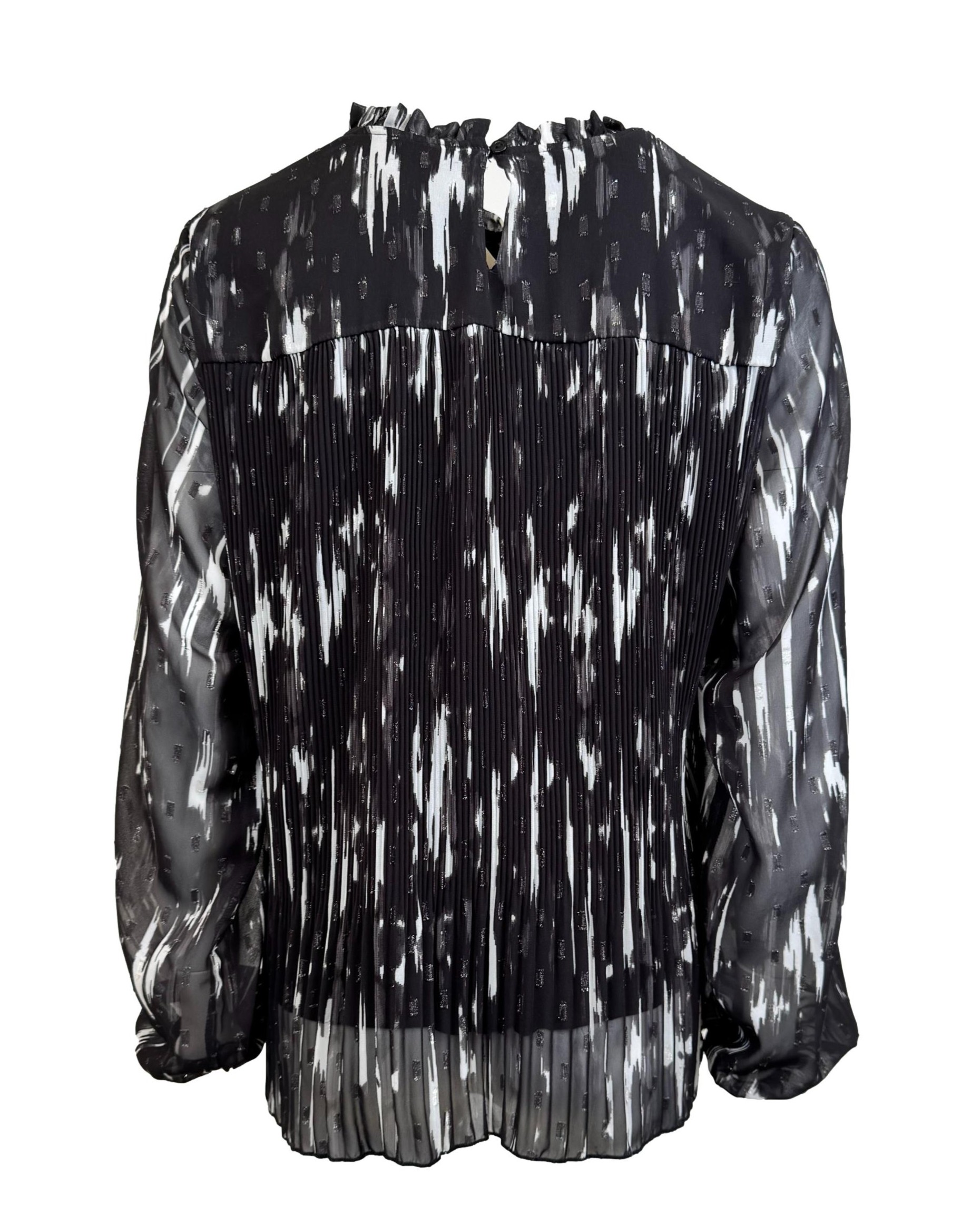 Juoda raštuota ELVIRA palaidinė, L