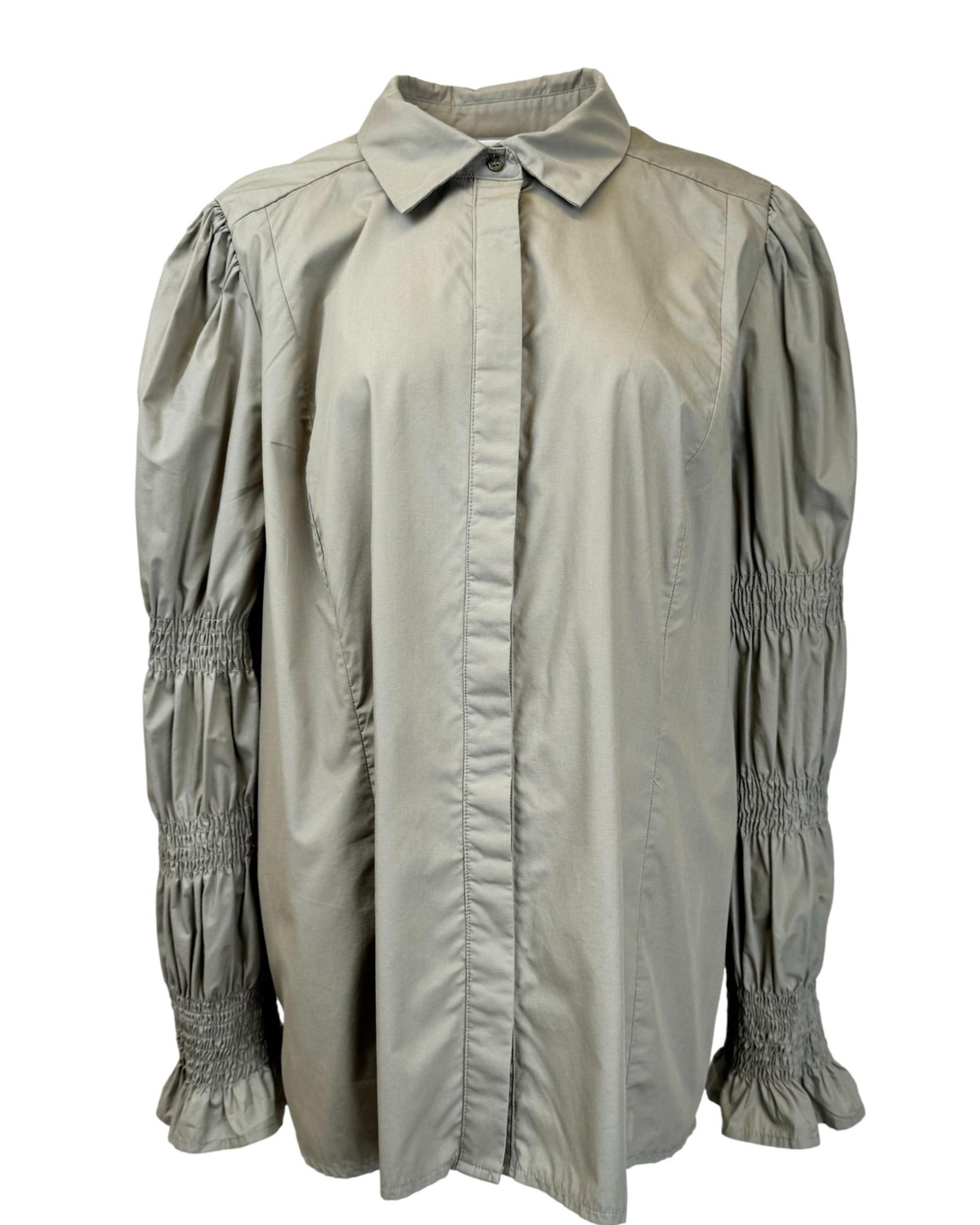 Chaki spalvos KAFFE palaidinė, 4XL