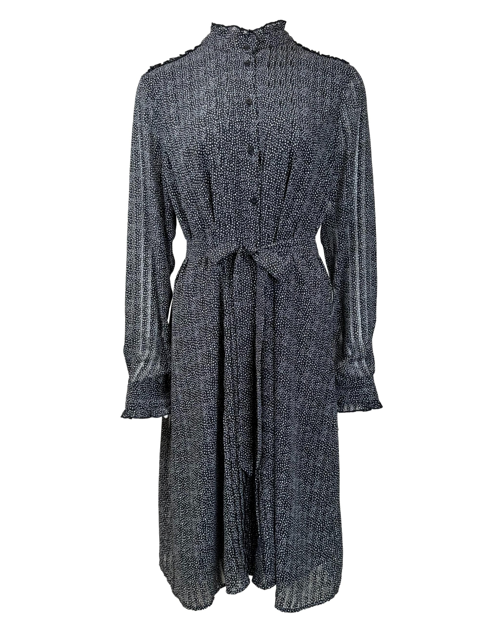 Juoda raštuota STEPS suknelė, XL