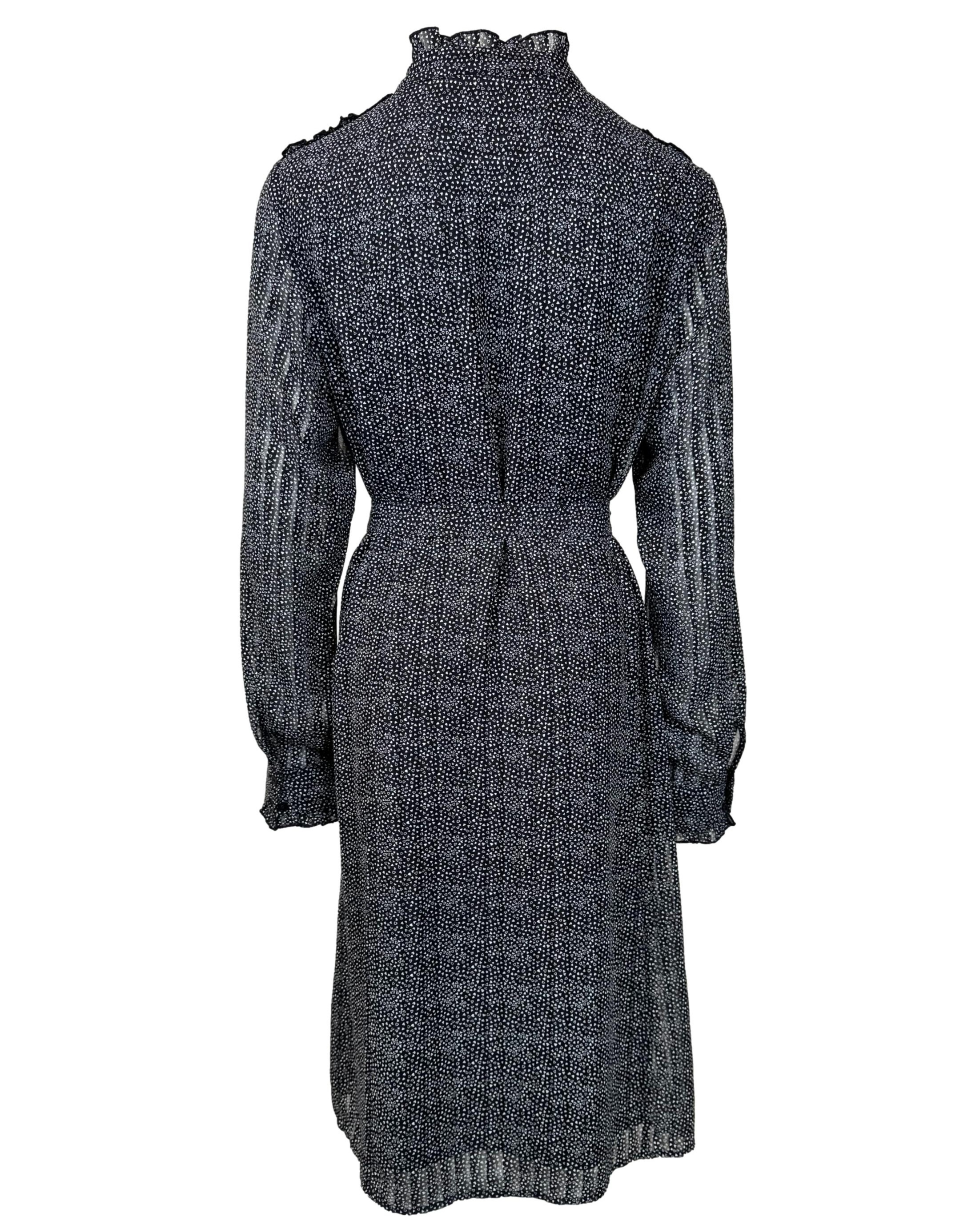 Juoda raštuota STEPS suknelė, XL