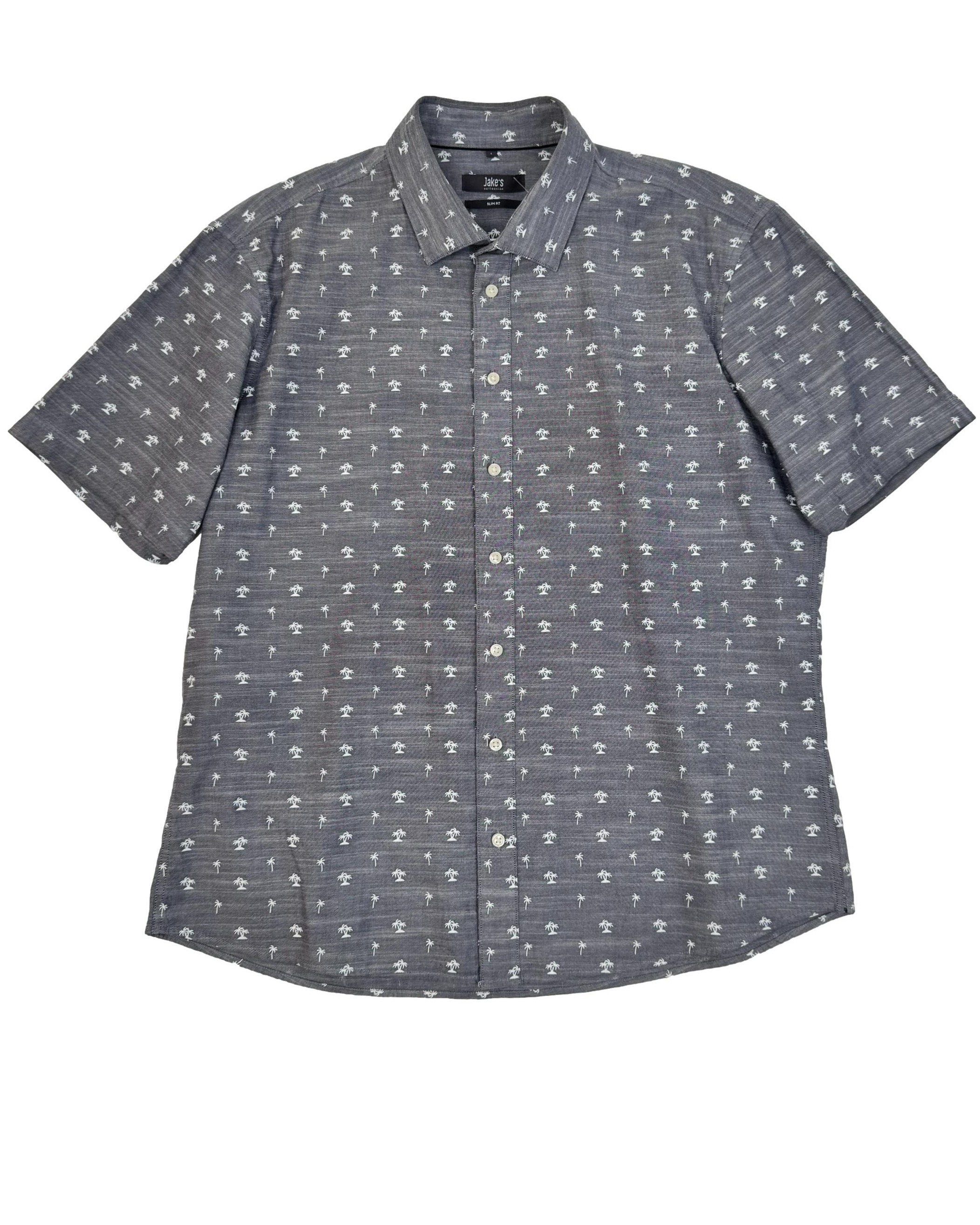 Vyriški pilki raštuoti JAKE*S marškiniai, L
