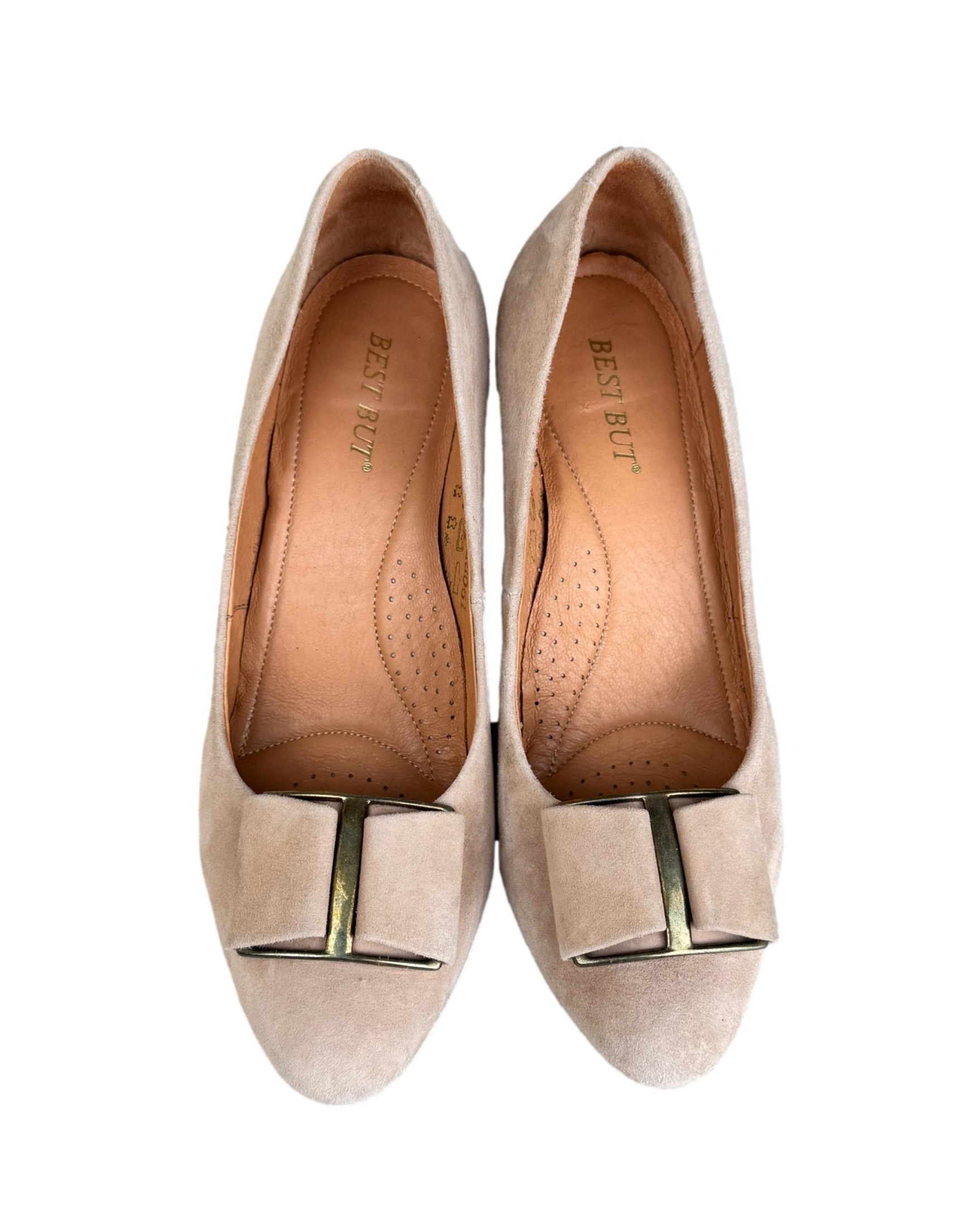 Smėlio spalvos verstos odos BEST BUT batai, 38 dydis