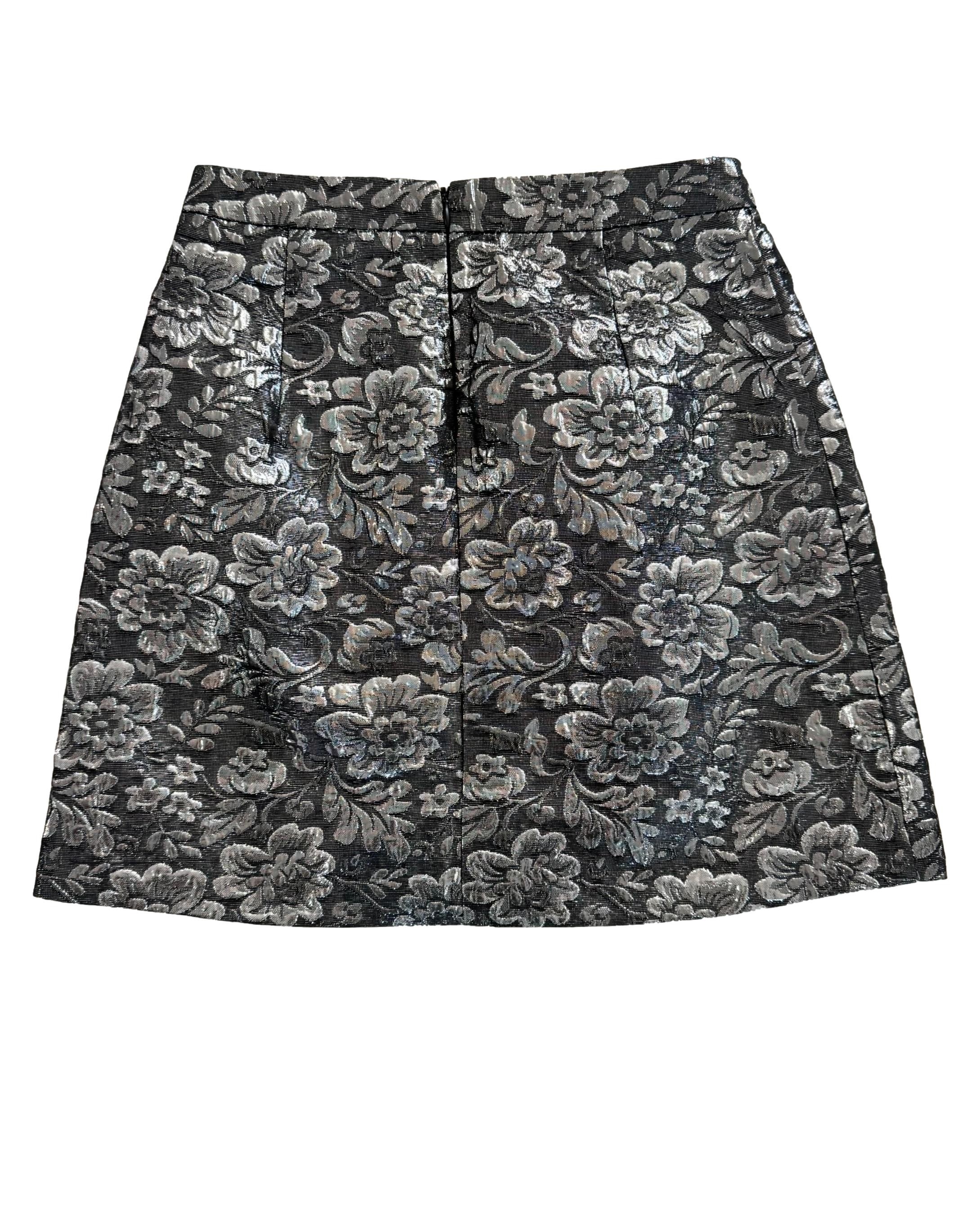 Sidabro spalvos ONLY sijonas, M