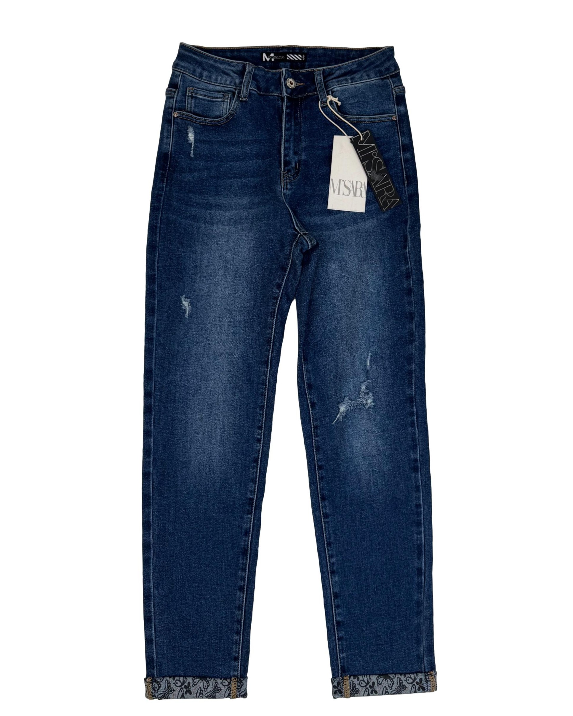 Mėlyni M’SARA džinsai, S, NAUJI