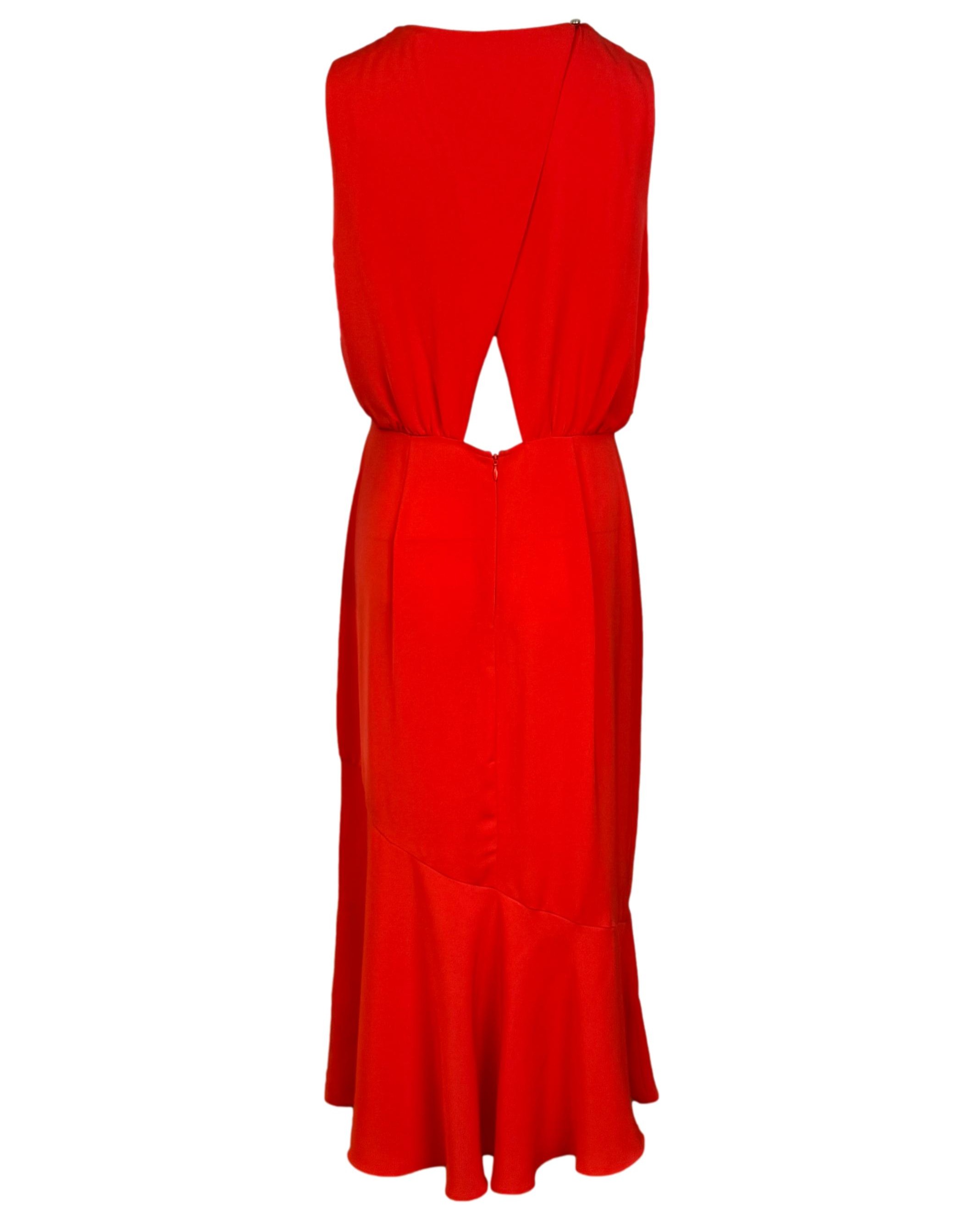 Koralų spalvos OASIS suknelė, L