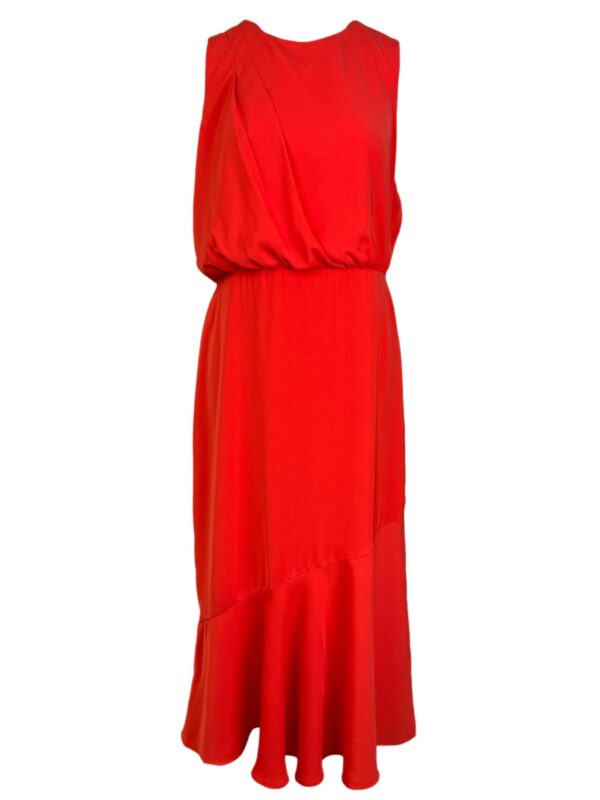 Koralų spalvos OASIS suknelė, L