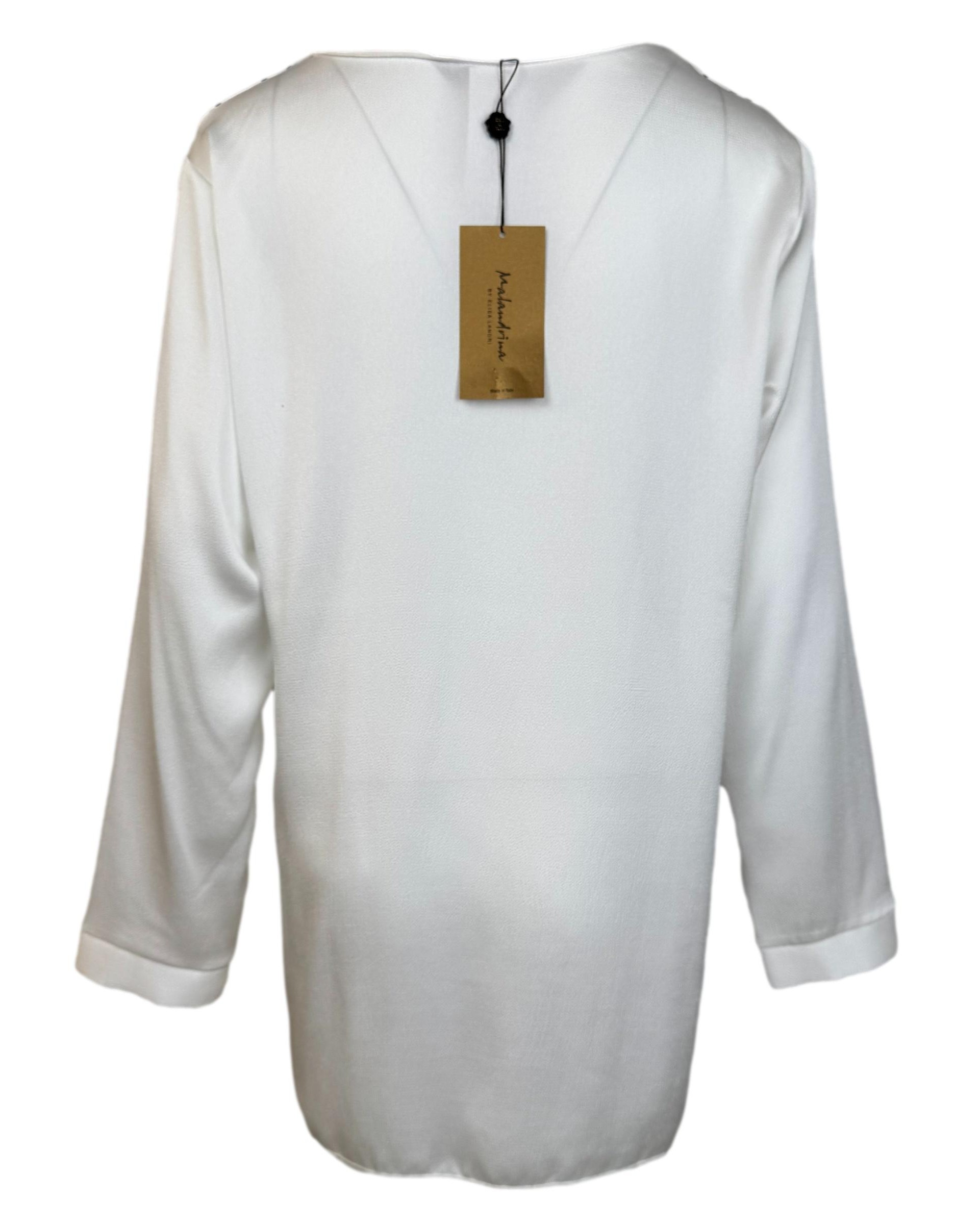 Balta raštuota MALANDRINA palaidinė, XL, NAUJA